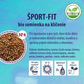 Šport-fit bio semienka na klíčenie - bio klíčky